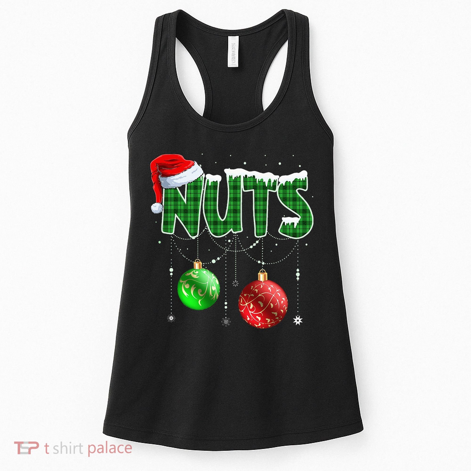 Chest Nuts Christmas Matching Couple Chestnuts Women's Tank Top