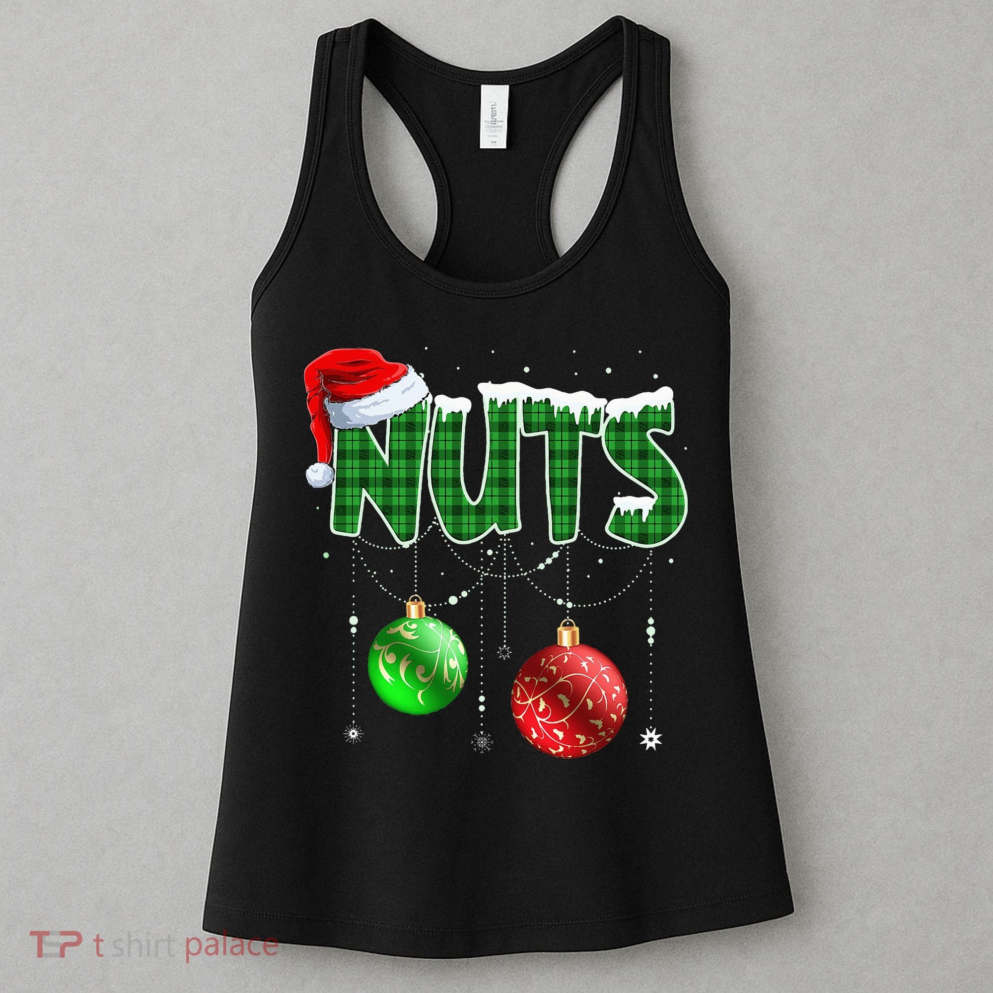 Chest Nuts Christmas Matching Couple Chestnuts Women's Tank Top