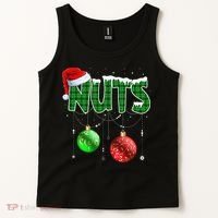 Chest Nuts Christmas Matching Couple Chestnuts Tank Top thumb 2