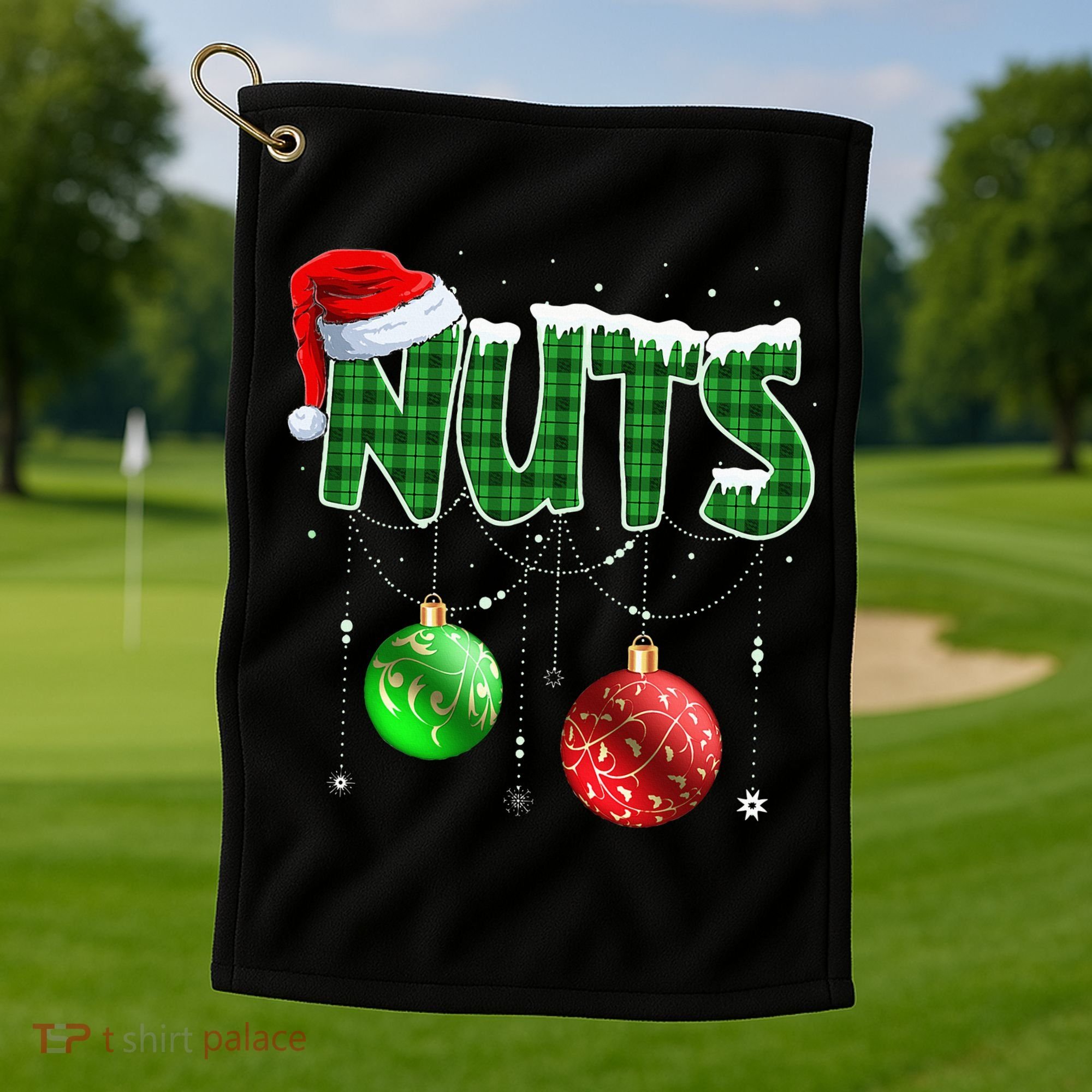 Chest Nuts Christmas Matching Couple Chestnuts Golf Towel