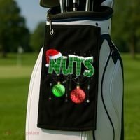 Chest Nuts Christmas Matching Couple Chestnuts Golf Towel thumb 2