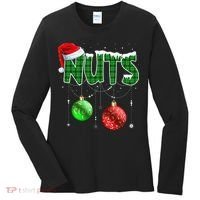 Chest Nuts Christmas Matching Couple Chestnuts Women's Long Sleeve Shirt thumb 0