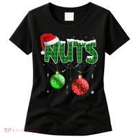 Chest Nuts Christmas Matching Couple Chestnuts Women's T-Shirt thumb 0