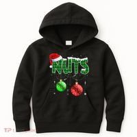 Chest Nuts Christmas Matching Couple Chestnuts Kids Hoodie thumb 0