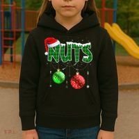 Chest Nuts Christmas Matching Couple Chestnuts Kids Hoodie thumb 3