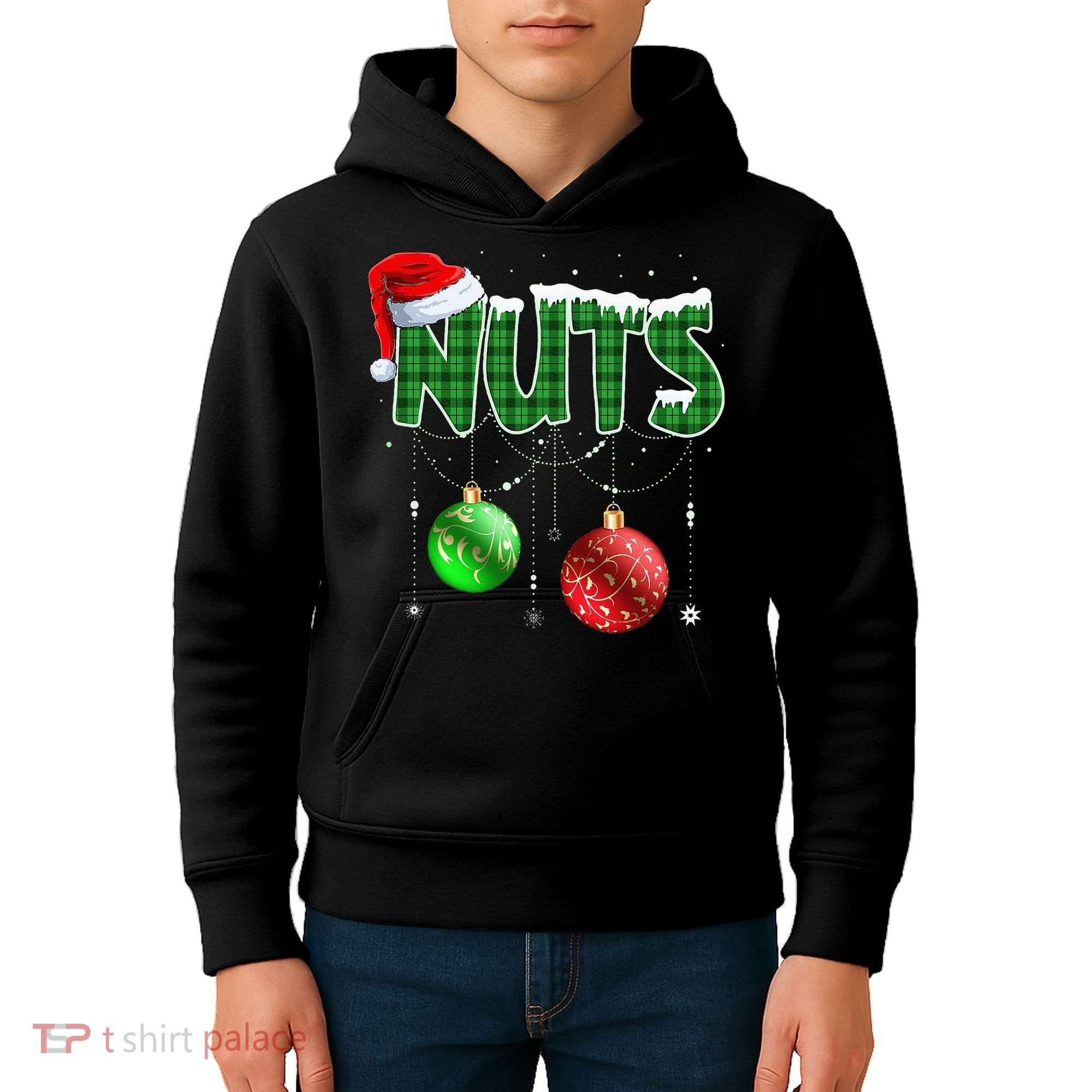 Chest Nuts Christmas Matching Couple Chestnuts Kids Hoodie