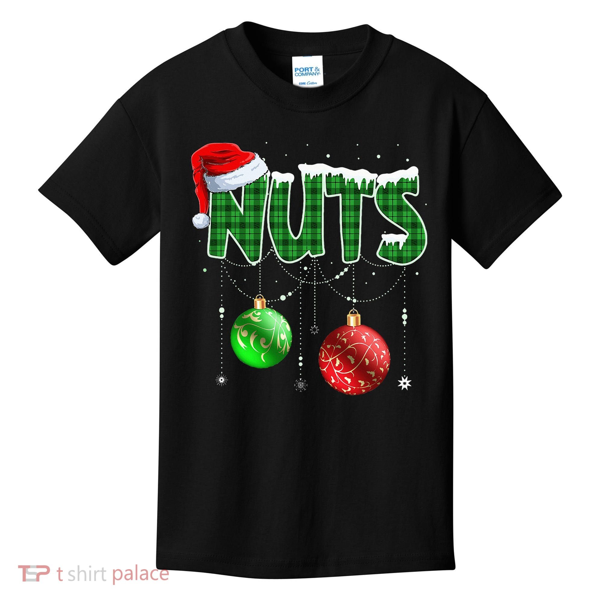 Chest Nuts Christmas Matching Couple Chestnuts Kids T-Shirt