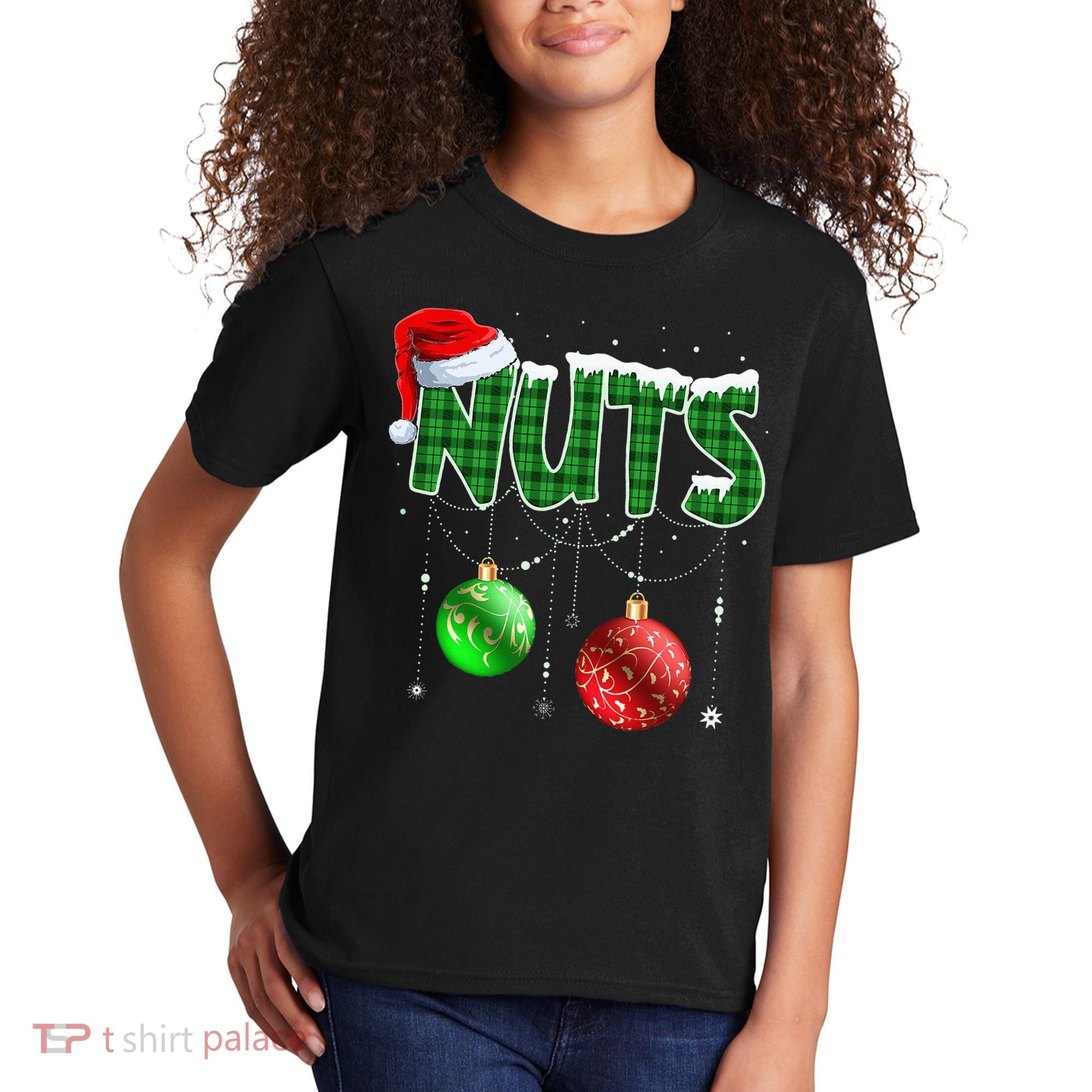 Chest Nuts Christmas Matching Couple Chestnuts Kids T-Shirt