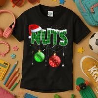 Chest Nuts Christmas Matching Couple Chestnuts Kids T-Shirt thumb 3