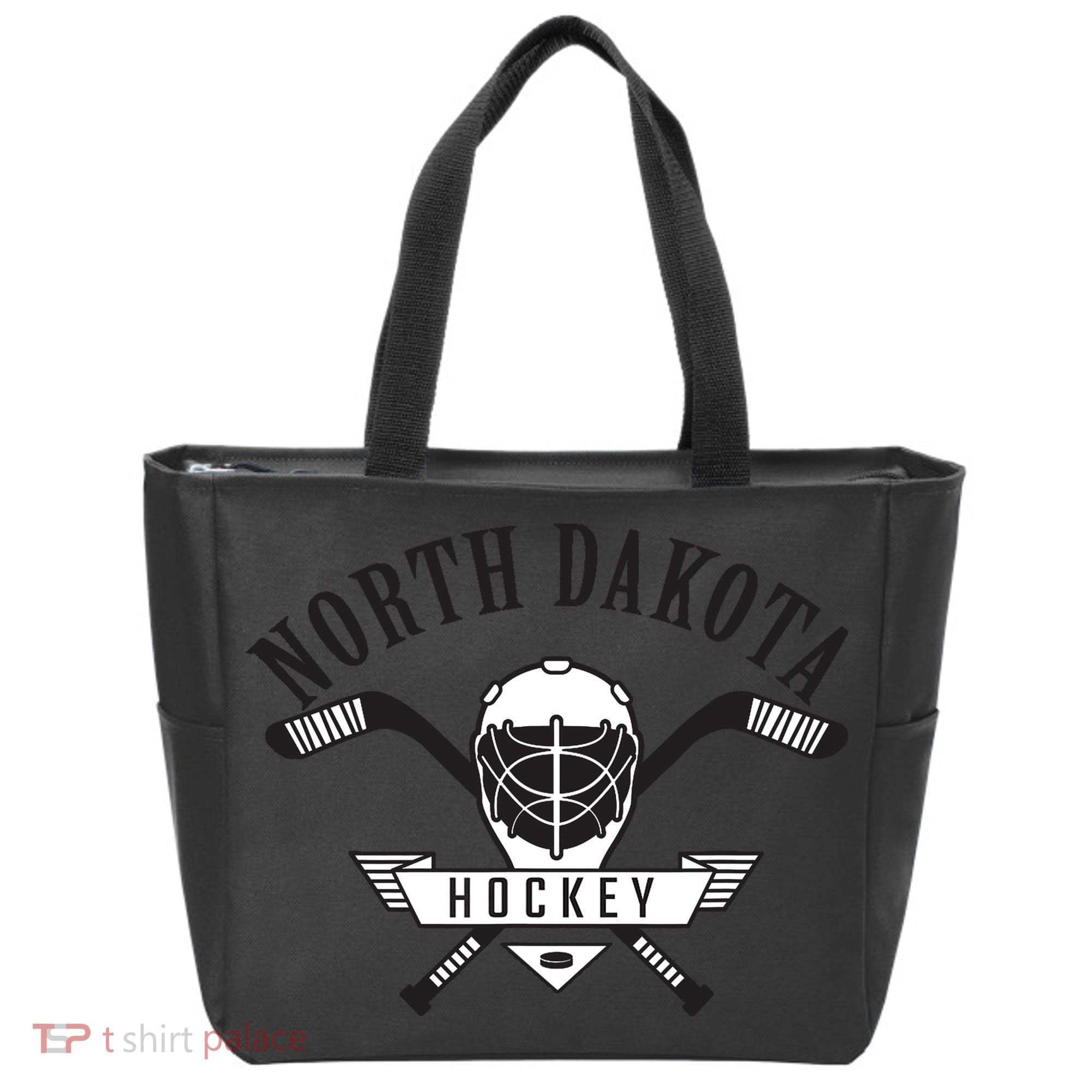 Classic North Dakota Hockey Tote Bag
