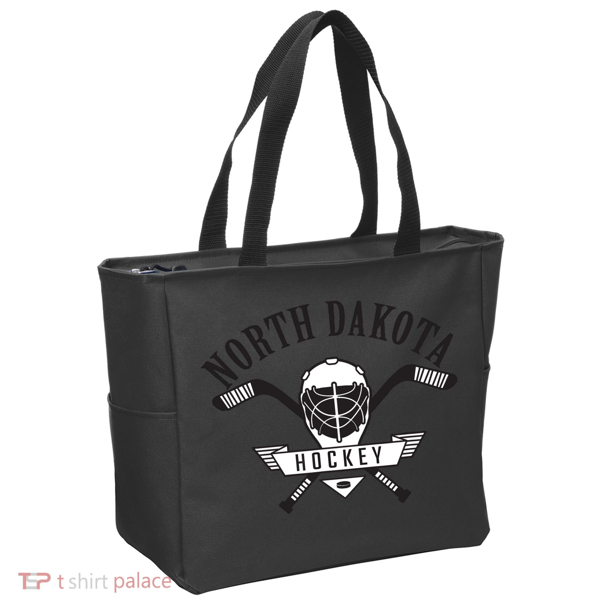 Classic North Dakota Hockey Tote Bag