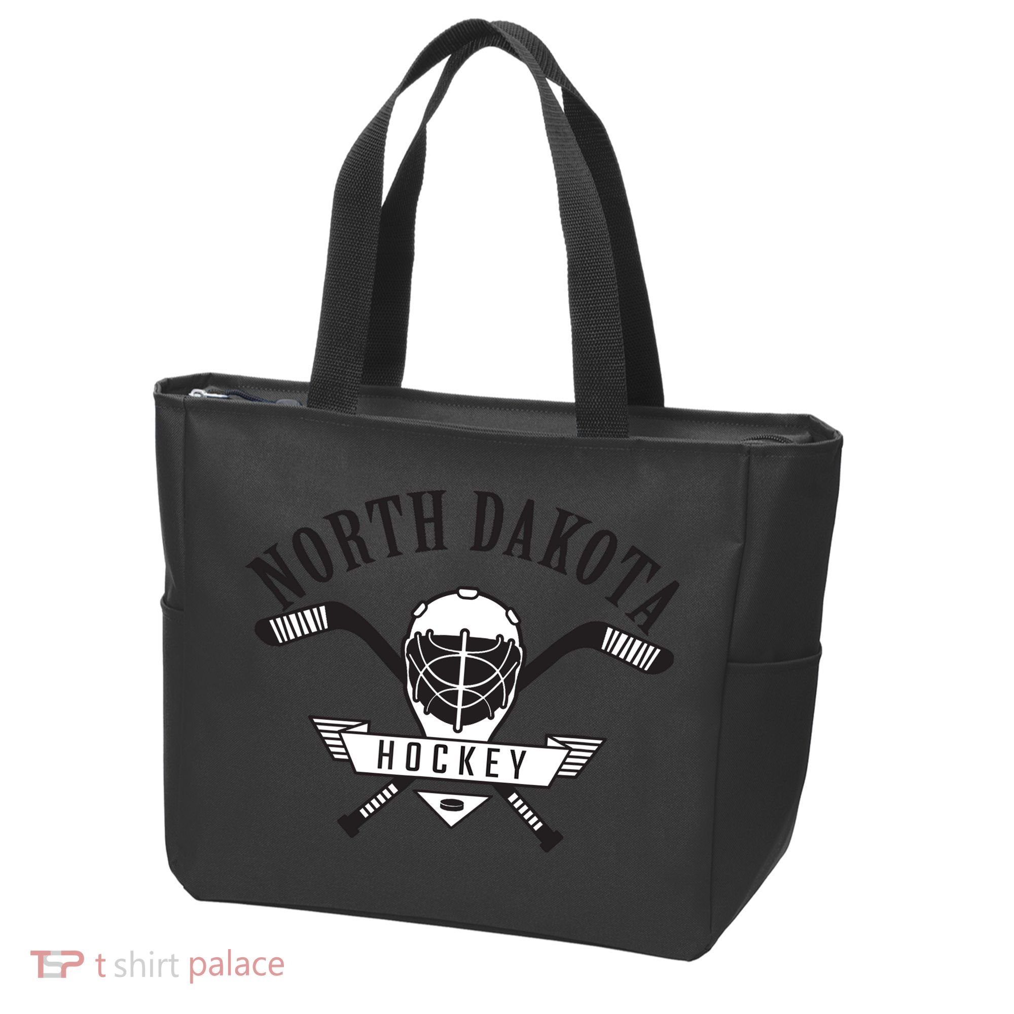 Classic North Dakota Hockey Tote Bag