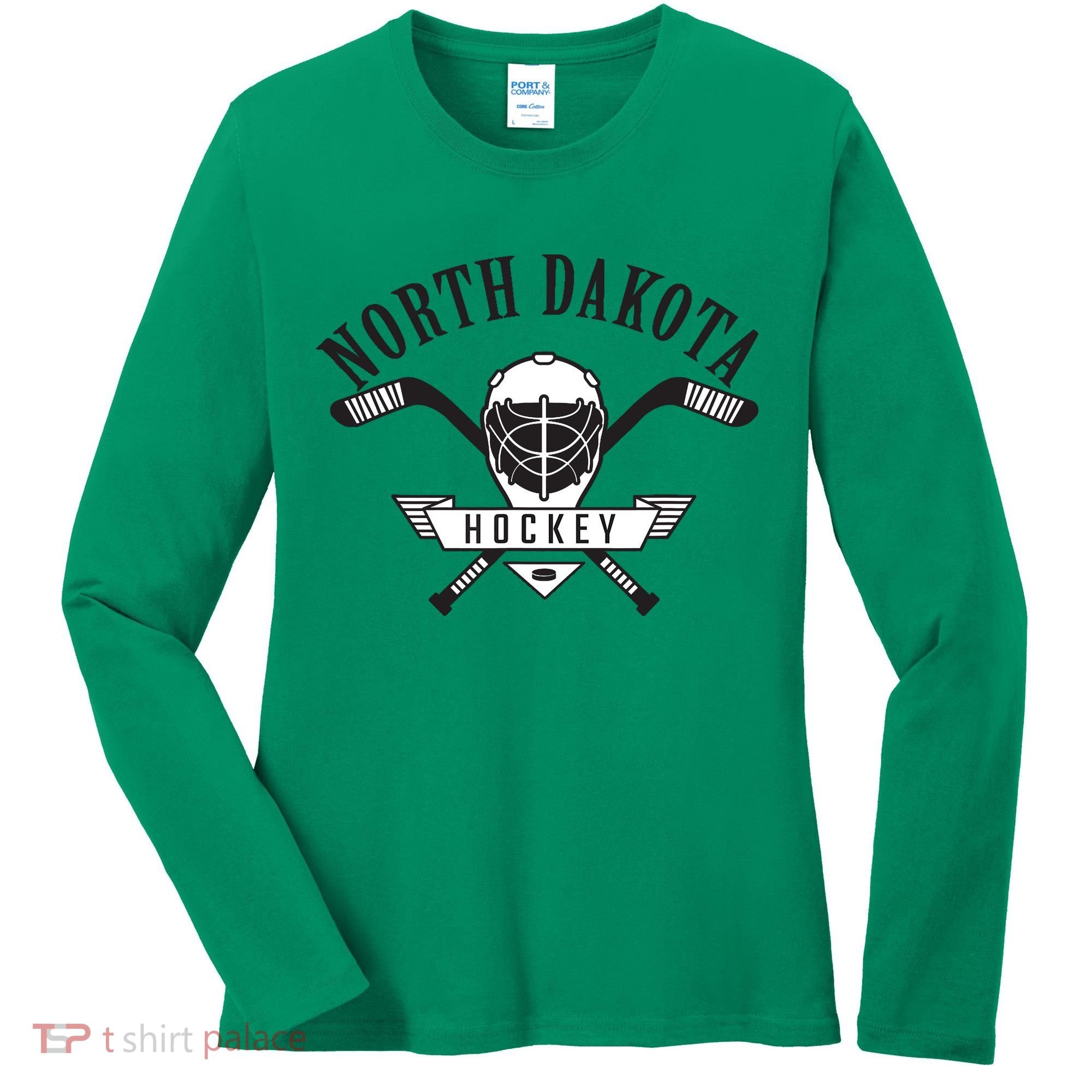 Classic North Dakota Hockey Women's Long Sleeve Shirt