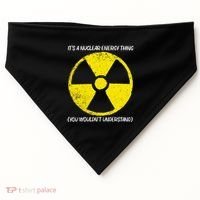 Cool Nuclear Energy Nuclear Power Plant USA-Made Doggie Bandana thumb 0