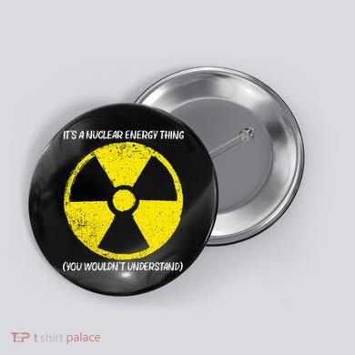 Cool Nuclear Energy Nuclear Power Plant Button