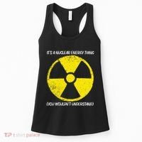 Cool Nuclear Energy Nuclear Power Plant Women's Tank Top thumb 0