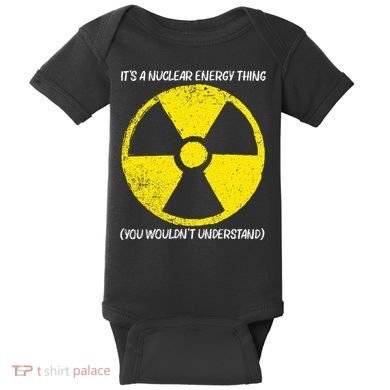 Cool Nuclear Energy Nuclear Power Plant Baby Bodysuit