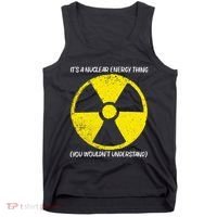 Cool Nuclear Energy Nuclear Power Plant Tank Top thumb 0