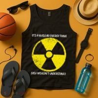 Cool Nuclear Energy Nuclear Power Plant Tank Top thumb 4