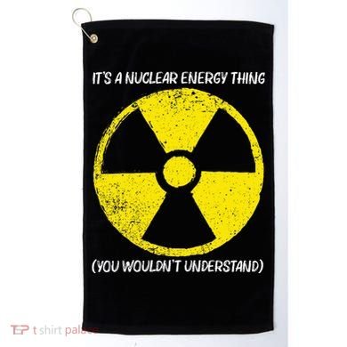 Cool Nuclear Energy Nuclear Power Plant Golf Towel