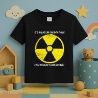 Cool Nuclear Energy Nuclear Power Plant Toddler T-Shirt thumb 3