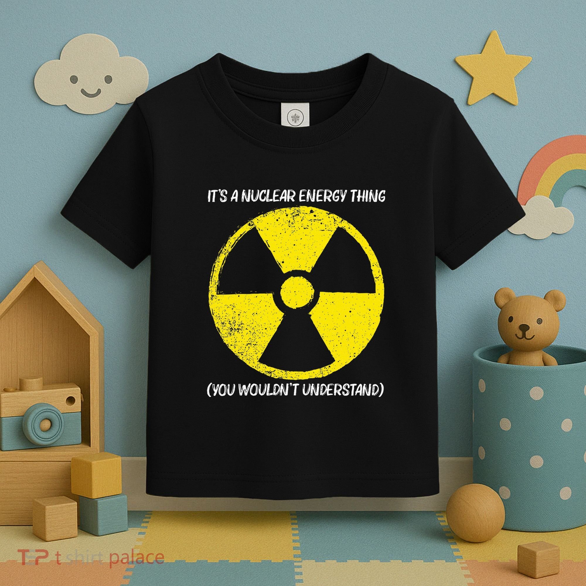 Cool Nuclear Energy Nuclear Power Plant Toddler T-Shirt