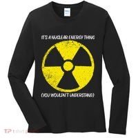 Cool Nuclear Energy Nuclear Power Plant Women's Long Sleeve Shirt thumb 0