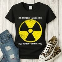 Cool Nuclear Energy Nuclear Power Plant Women's T-Shirt thumb 3