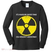 Cool Nuclear Energy Nuclear Power Plant Kids Long Sleeve Shirt thumb 0