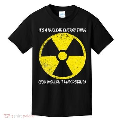 Cool Nuclear Energy Nuclear Power Plant Kids T-Shirt