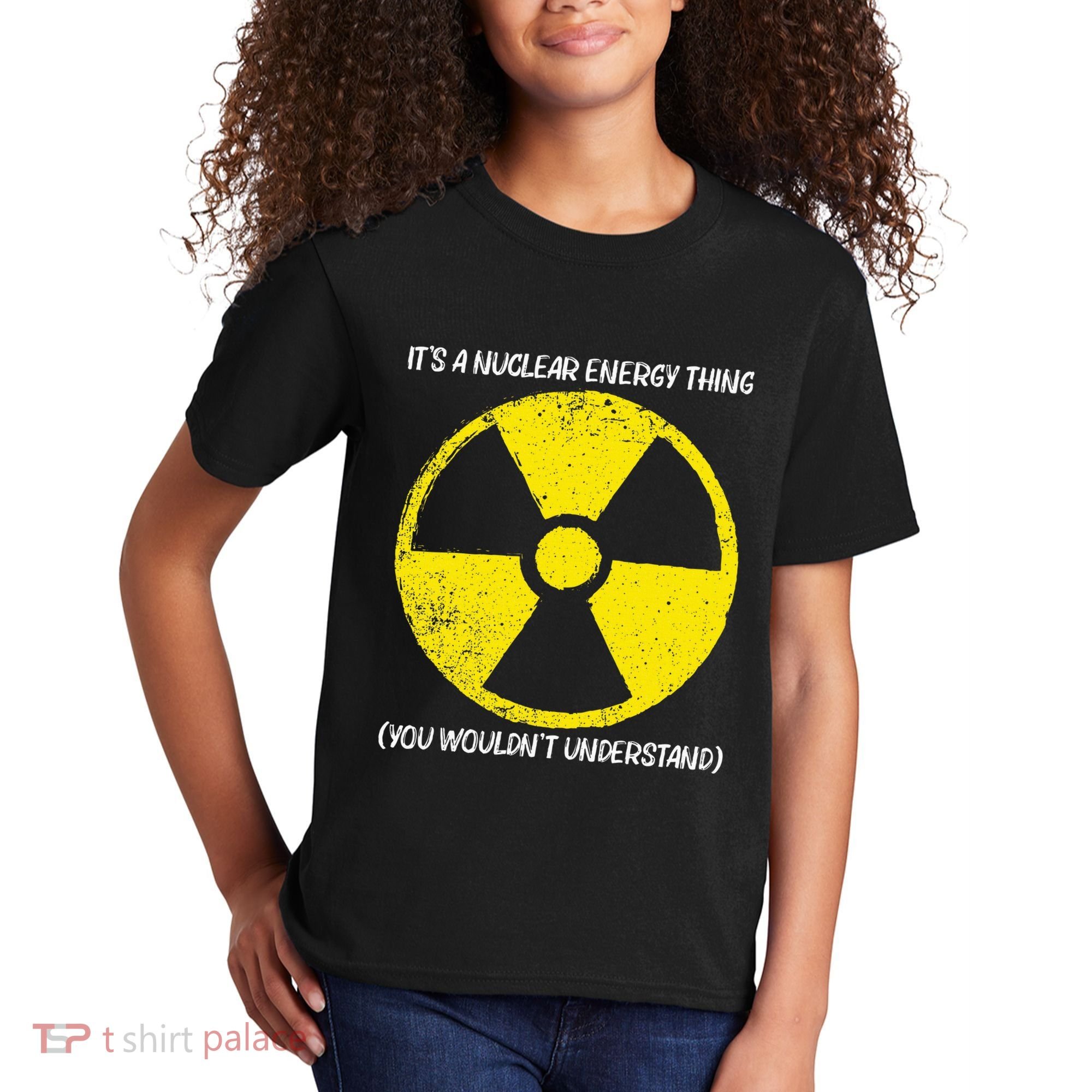 Cool Nuclear Energy Nuclear Power Plant Kids T-Shirt