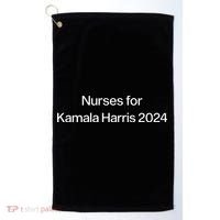 Claudetteggibs1 Nurses For Kamala Harris 2024 Golf Towel thumb 0