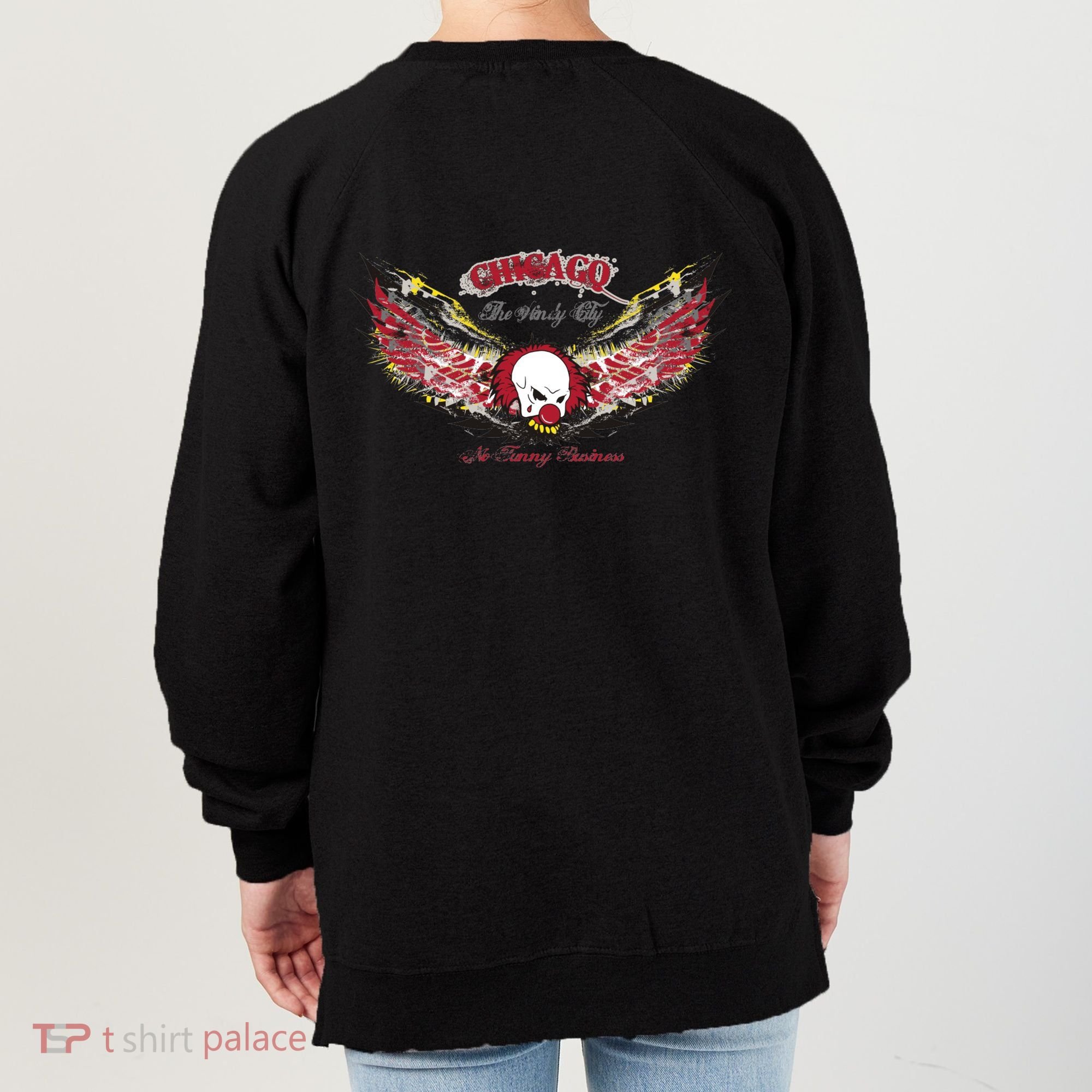 Chicago No Funny Business Clown Women's Sweatshirt