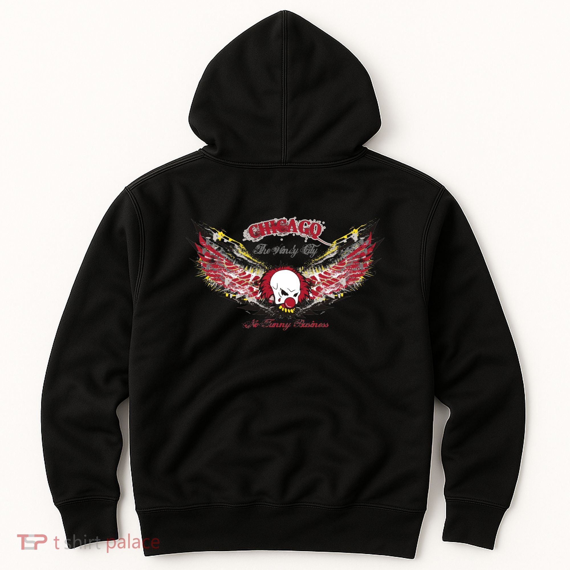 Chicago No Funny Business Clown Hoodie
