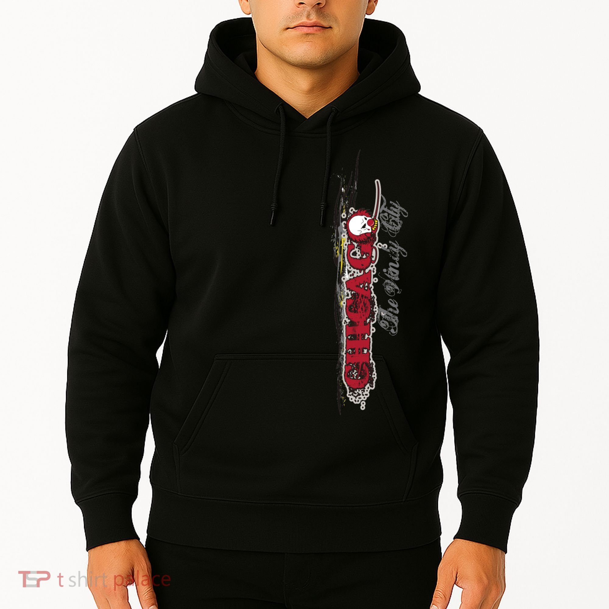 Chicago No Funny Business Clown Hoodie