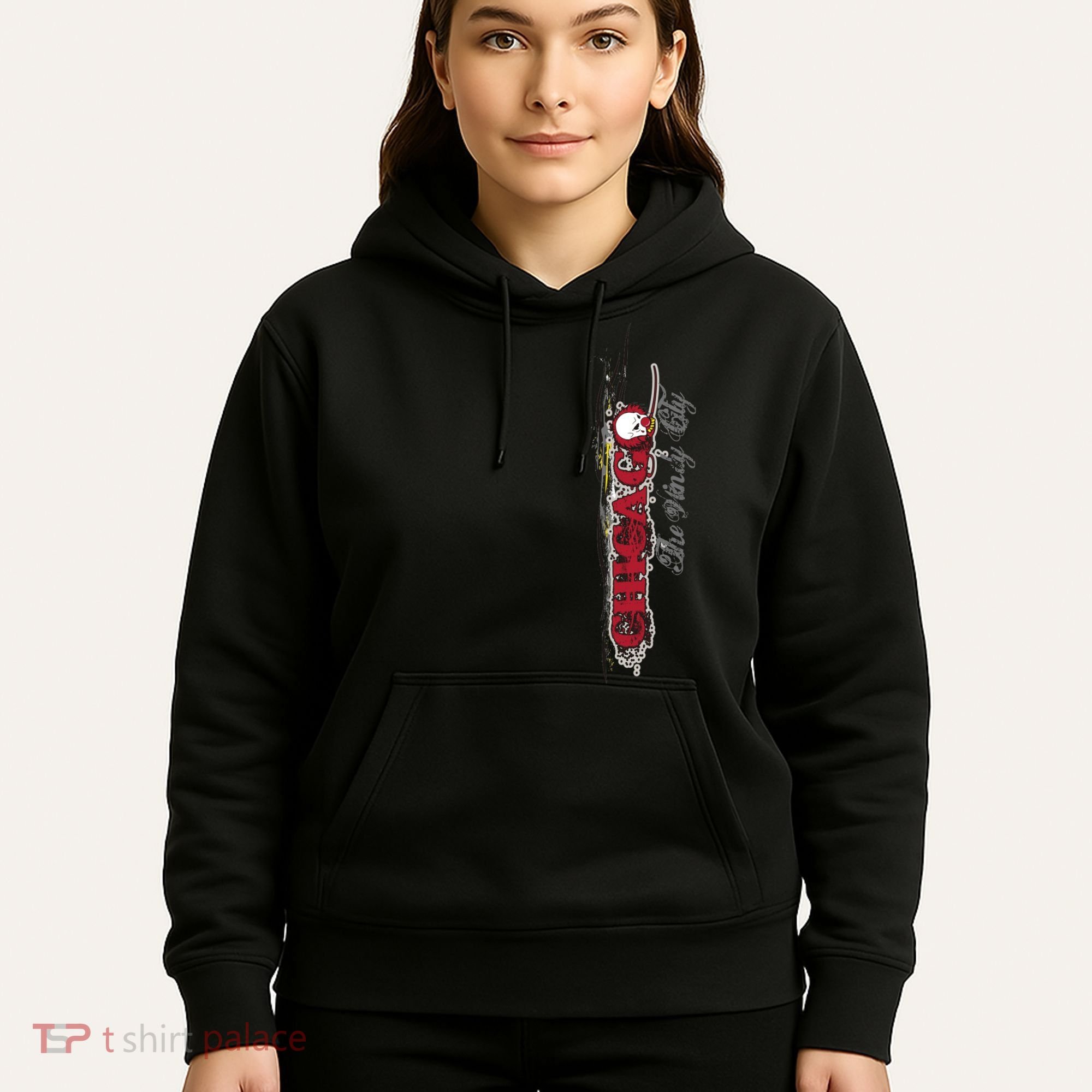 Chicago No Funny Business Clown Hoodie