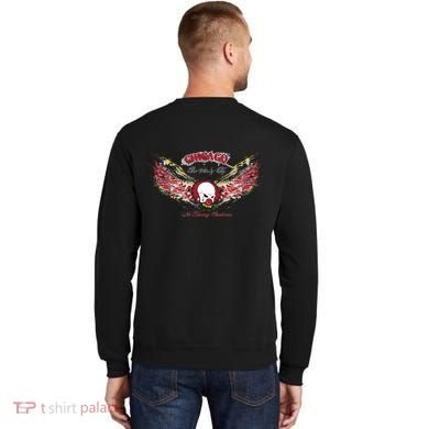 Chicago No Funny Business Clown Sweatshirt back