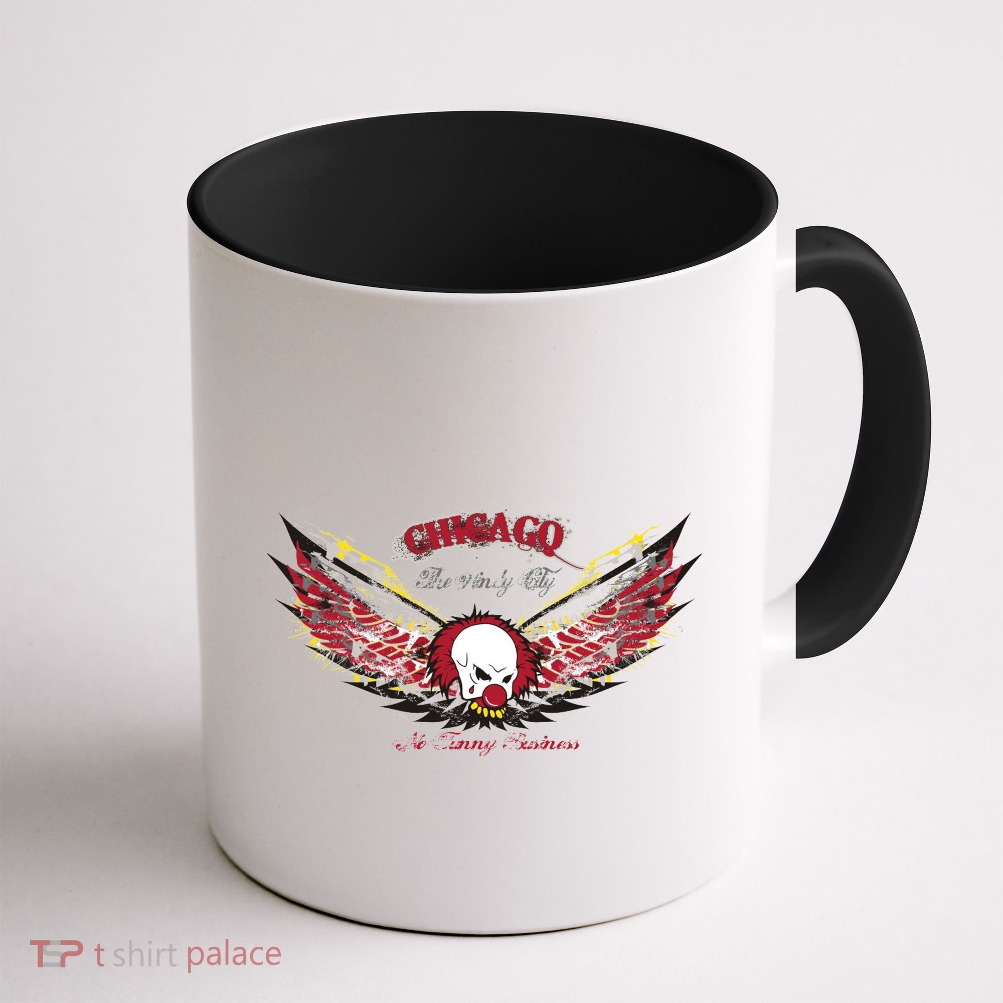 Chicago No Funny Business Clown Coffee Mug