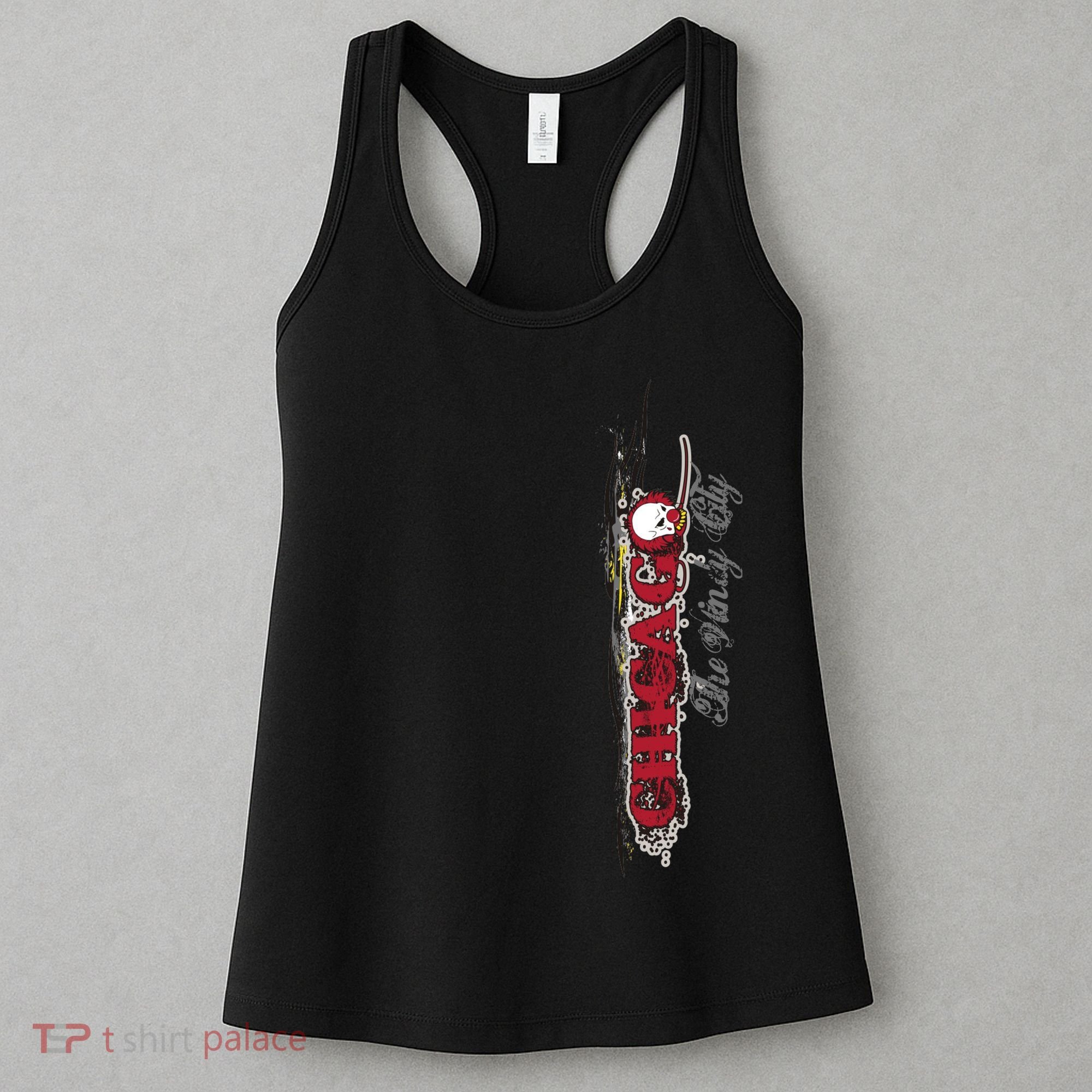 Chicago No Funny Business Clown Women's Tank Top