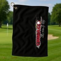 Chicago No Funny Business Clown Golf Towel thumb 2