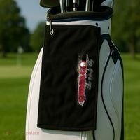 Chicago No Funny Business Clown Golf Towel thumb 3