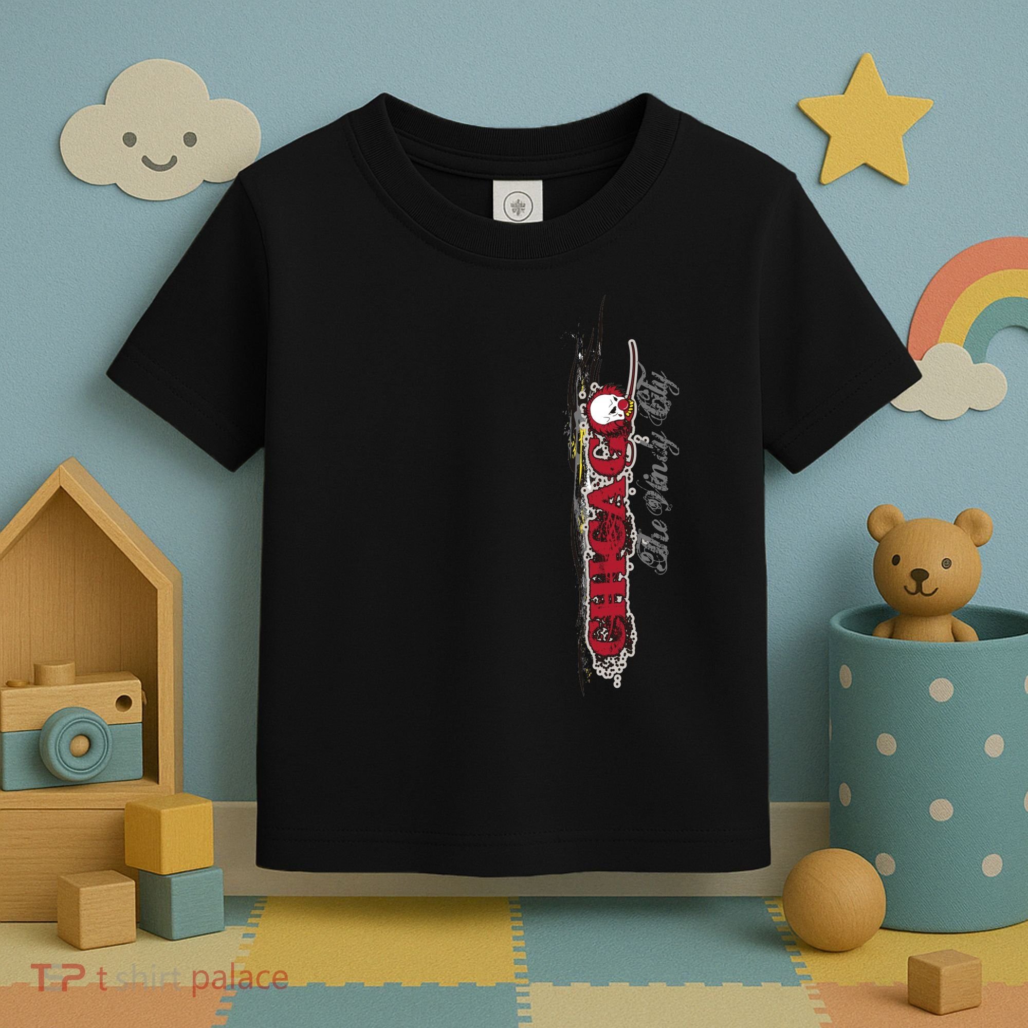 Chicago No Funny Business Clown Toddler T-Shirt
