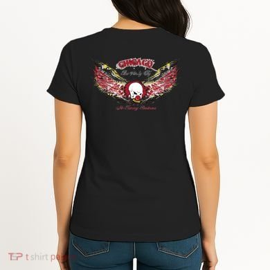 Chicago No Funny Business Clown Women's T-Shirt back