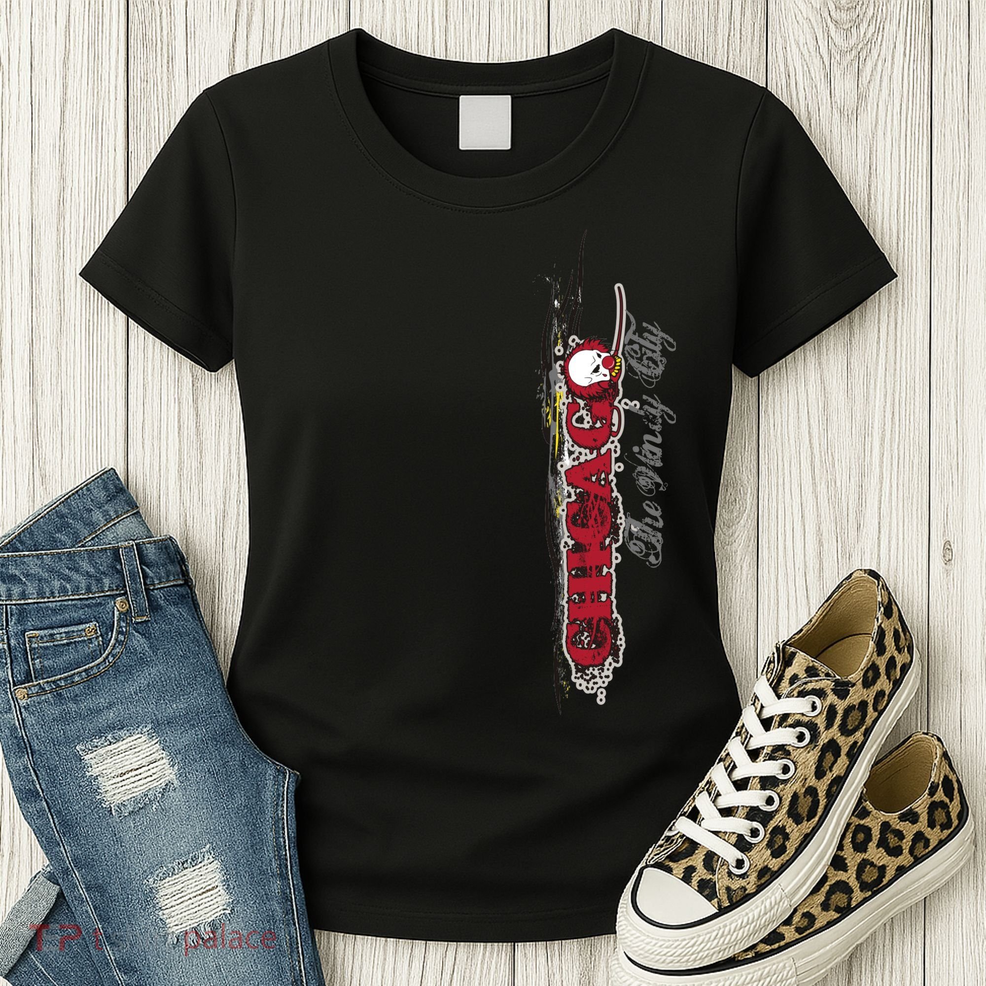 Chicago No Funny Business Clown Women's T-Shirt