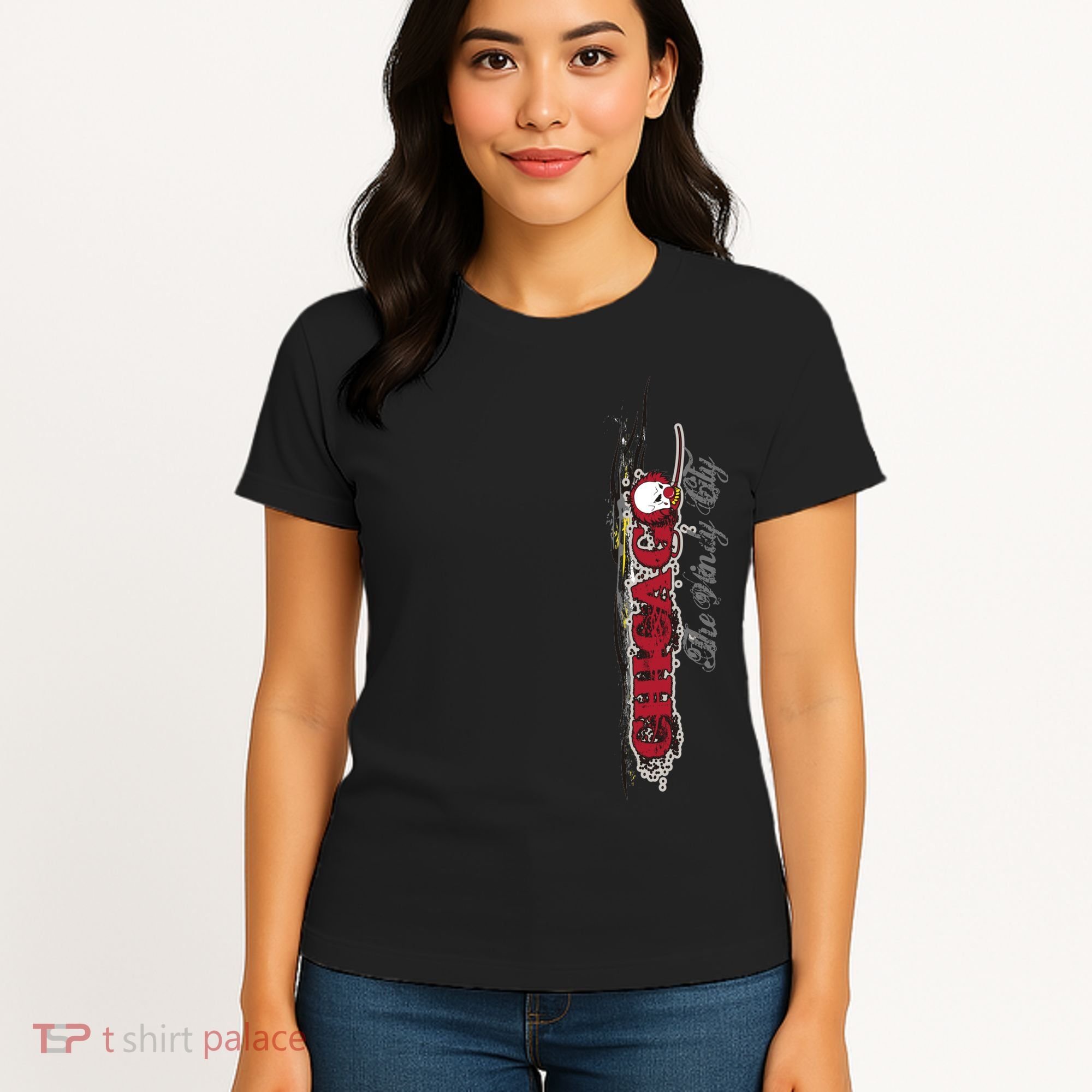 Chicago No Funny Business Clown Women's T-Shirt
