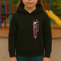 Chicago No Funny Business Clown Kids Hoodie thumb 3