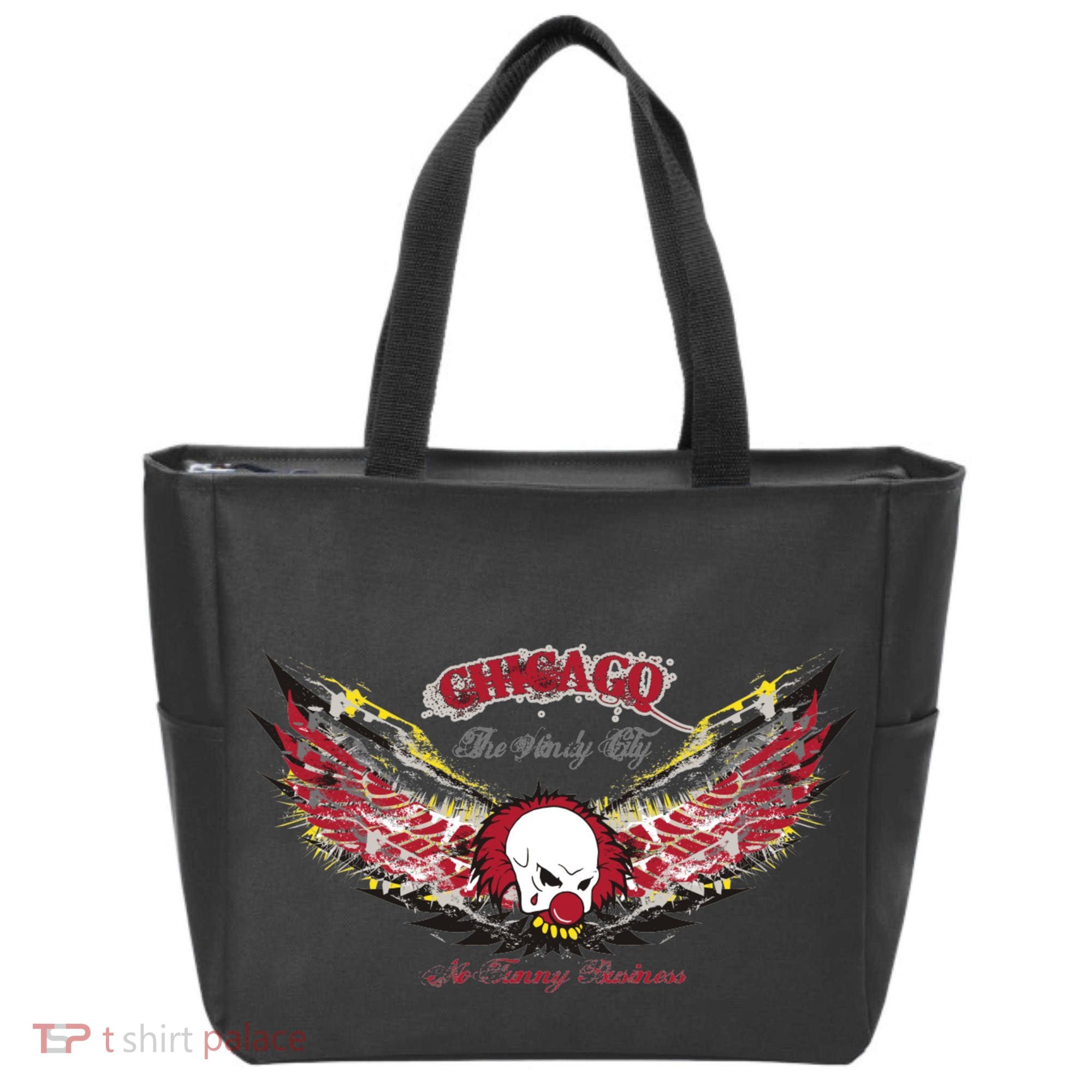 Chicago No Funny Business Clown Tote Bag