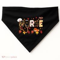 Cute Nurse Fall Thanksgiving Autumn USA-Made Doggie Bandana thumb 0