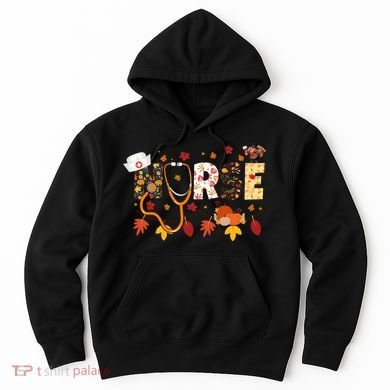 Cute Nurse Fall Thanksgiving Autumn Hoodie