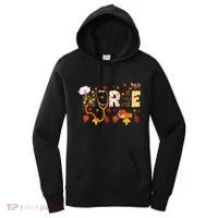 Cute Nurse Fall Thanksgiving Autumn Women's Hoodie thumb 0